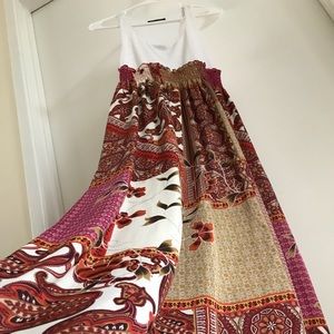 Racer back long dress